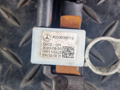 19-ON MERCEDES BENZ A CLASS EQ W177 A250e NEGATIVE BATTERY CABLE  A0009058112
