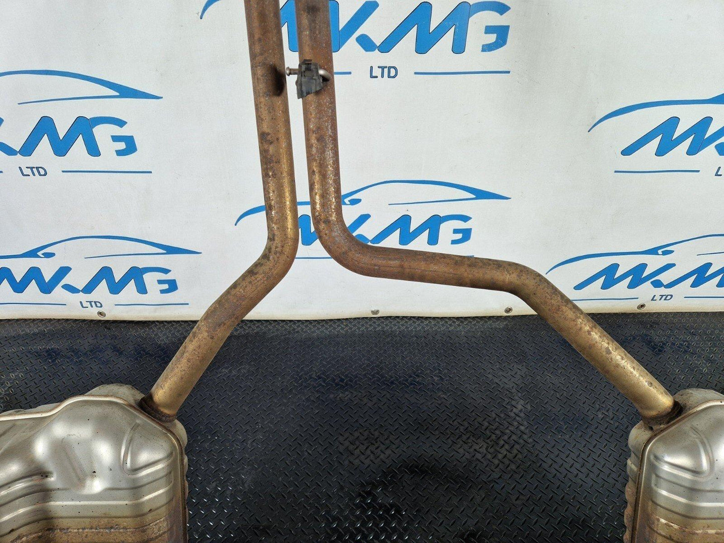 10-17 AUDI A8 4H 4.2 PETROL EXHAUST SYSTEM PIPE & SILENCERS 4H0253411