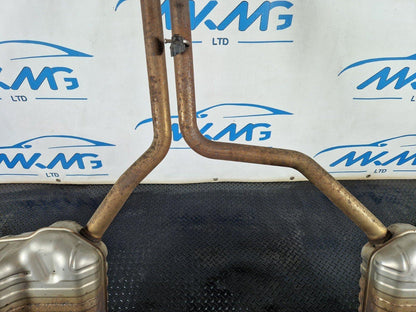 10-17 AUDI A8 4H 4.2 PETROL EXHAUST SYSTEM PIPE & SILENCERS 4H0253411