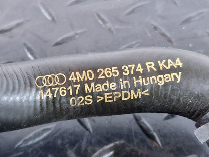 16-20 AUDI Q7 4M GENUINE COOLANT HOSE 4M0265374R