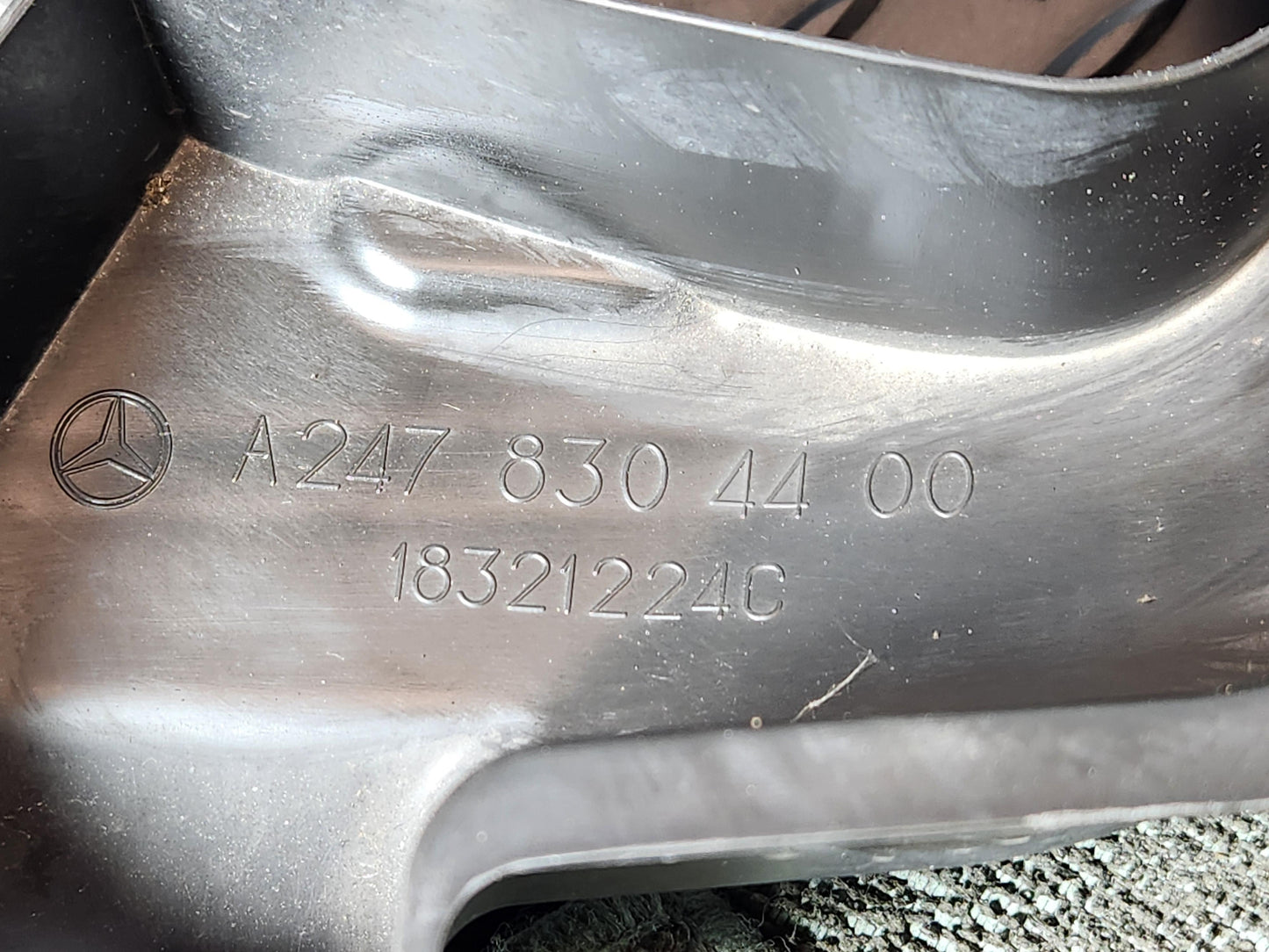 Mercedes-Benz B200d B-Class W247 Front Cowl Air Inlet Cover Guide A2478304400