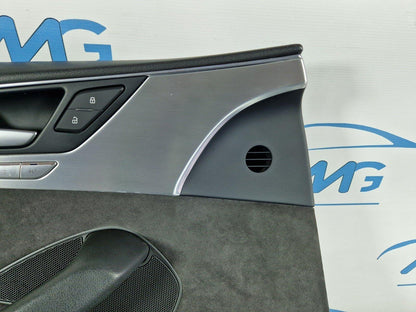10-17 AUDI A8 4H FRONT LEFT PASSENGER SIDE DOOR ALCANTARA CARD PANEL 4H2868017