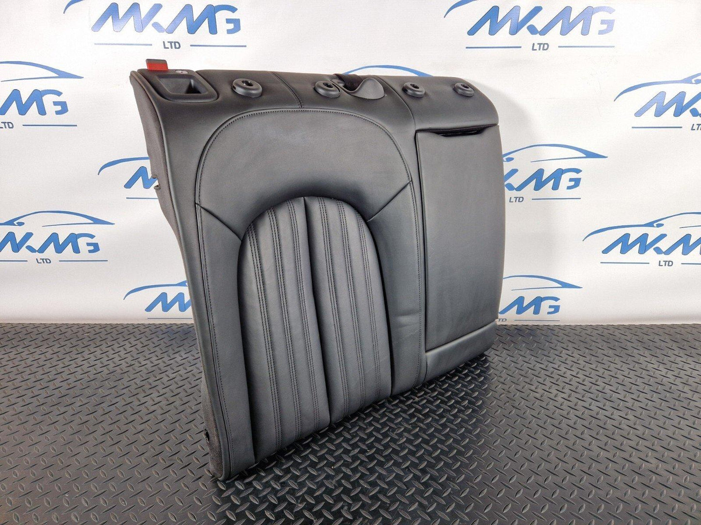 12-18 Audi A6 C7 Saloon Rear OS Right Soul Black Leather Seat Backrest 4G5885502