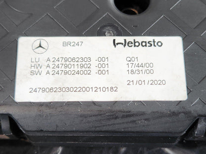 19-ON MERCEDES BENZ B CLASS W247 GENUINE SUNROOF MOTOR A2479062303 A2479011902