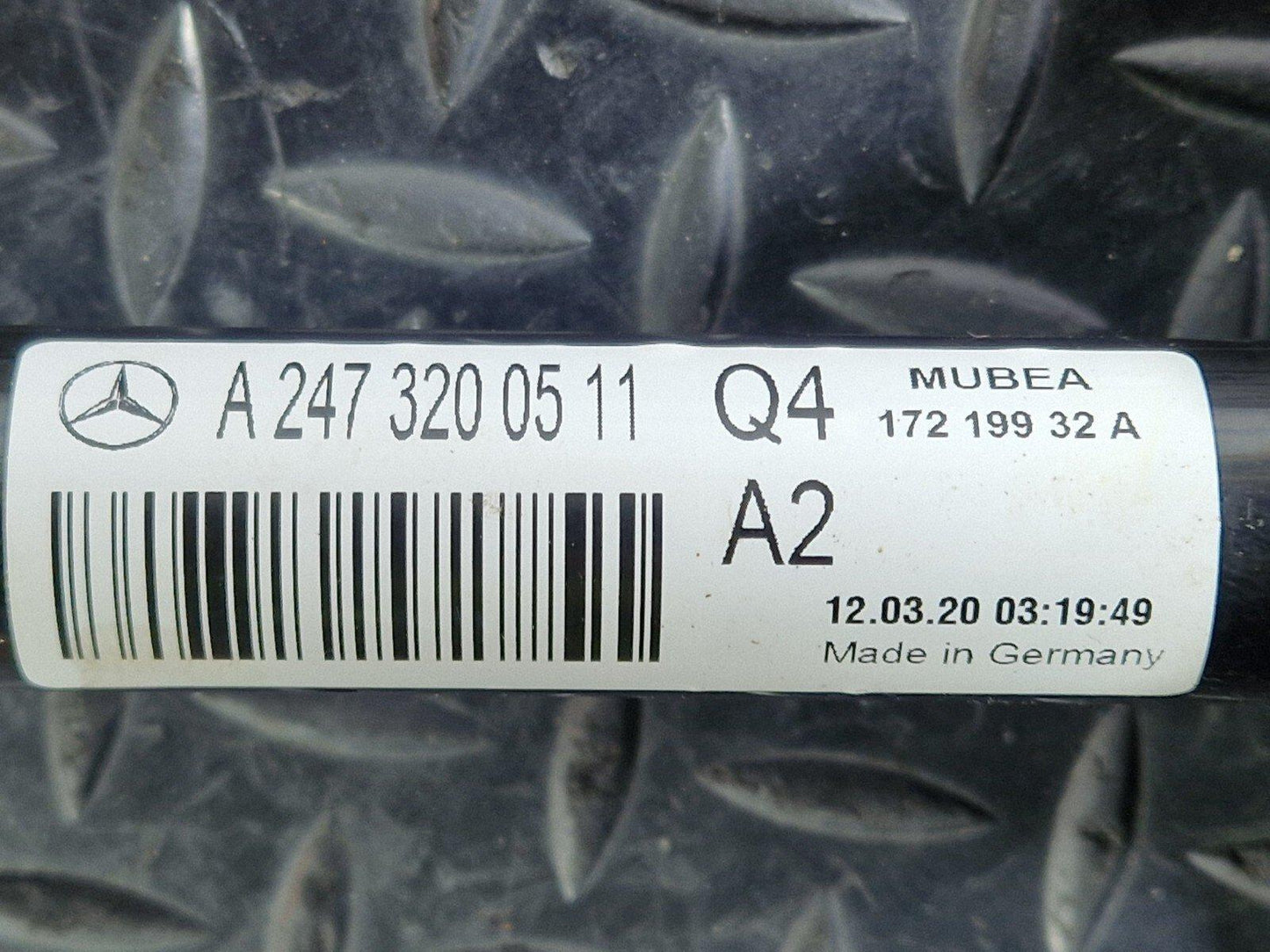 18-ON MERCEDES BENZ A CLASS W177  OEM FRONT ANTI ROLL BAR A2473200511