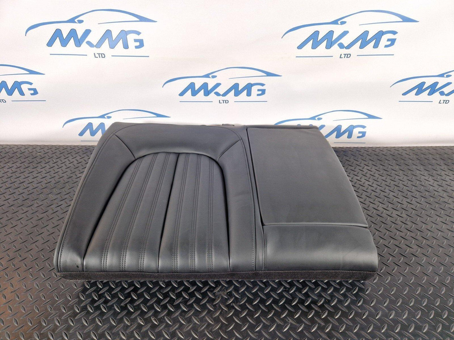 12-18 Audi A6 C7 Saloon Rear OS Right Soul Black Leather Seat Backrest 4G5885502
