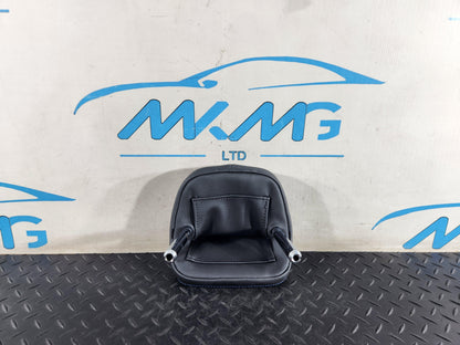 BMW 118i F40 Rear Seat Black Leather Headrest Blue Stiching