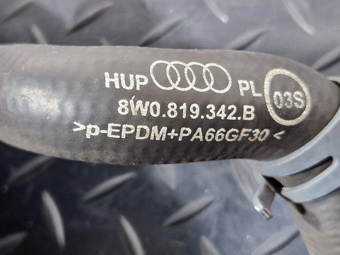 16-23 AUDI A5 F5 SPORTBACK S-LINE GENUINE WATER COOLANT HOSE PIPE 8W0819342B