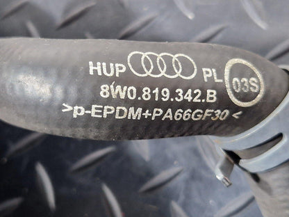 16-23 AUDI A5 F5 SPORTBACK S-LINE GENUINE WATER COOLANT HOSE PIPE 8W0819342B
