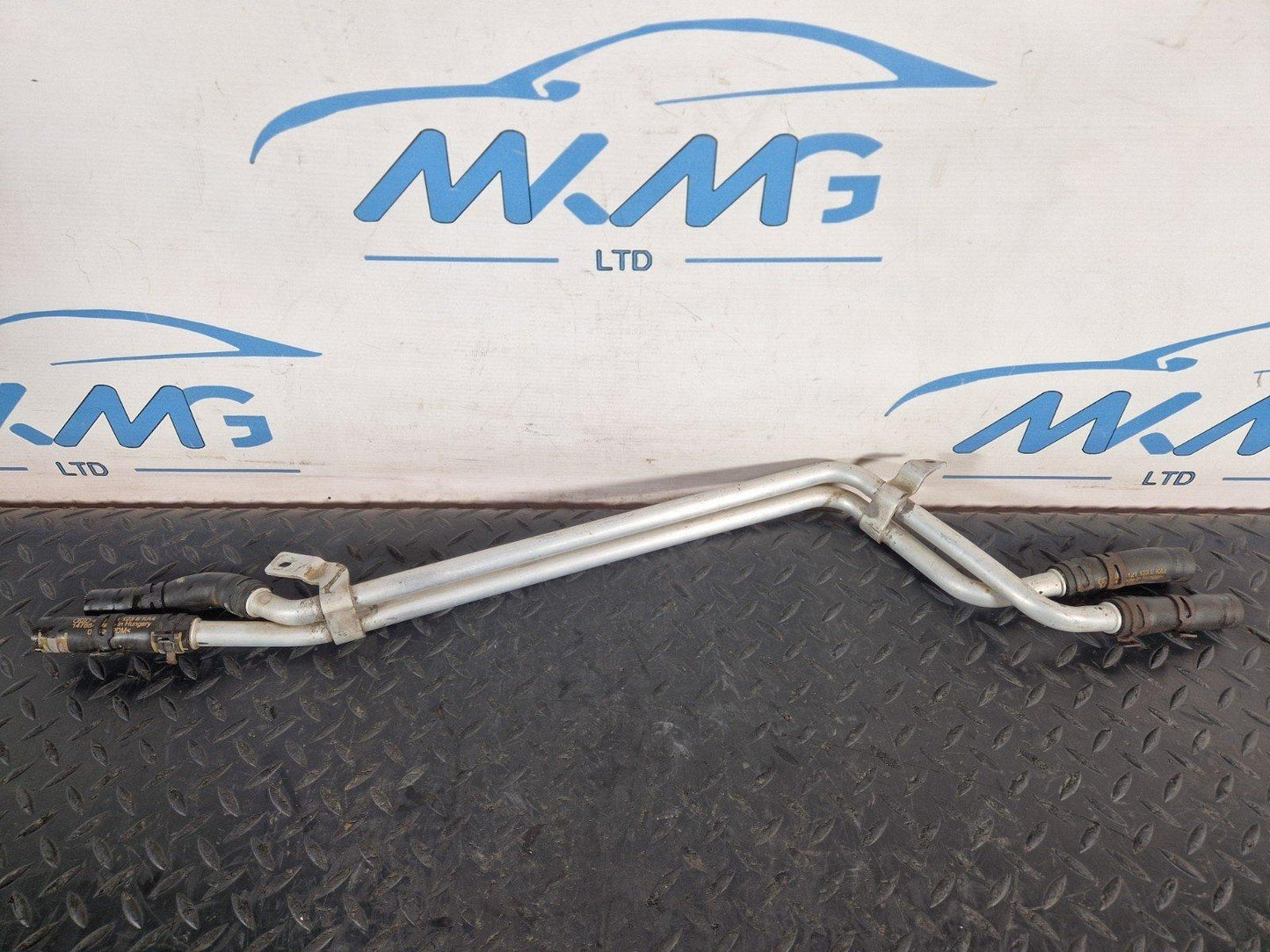 16-20 AUDI Q7 4M GENUINE ENGINE COOLANT HOSE PIPES 4M0121123E 4M0122050