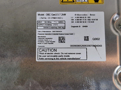 19-ON MERCEDES BENZ CLA C118 HYBRID BATTERY VOLTAGE CONVERTER A0009006520