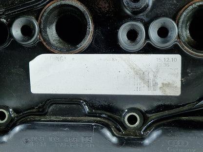 15-18 AUDI A7 4G GENUINE 3.0 TDI LEFT ENGINE ROCKER HEAD COVER 059103469CG
