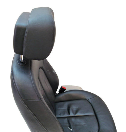 12-18 AUDI A6 C7 FRONT RIGHT DRIVER O/S BLACK LEATHER SEAT