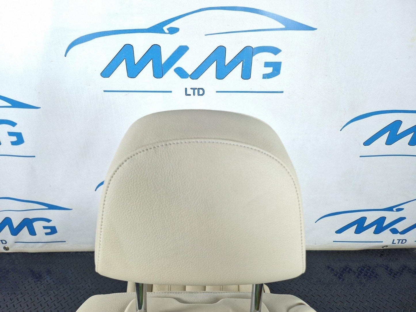 16-24 AUDI A5 F5 COUPE FRONT DRIVER WHITE LEATHER SEAT