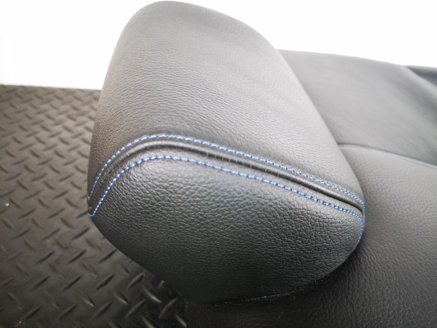 14-20 BMW 4-SERIES M-SPORT F32 GENUINE REAR RIGHT LEATHER SEAT BLUE STITCHING
