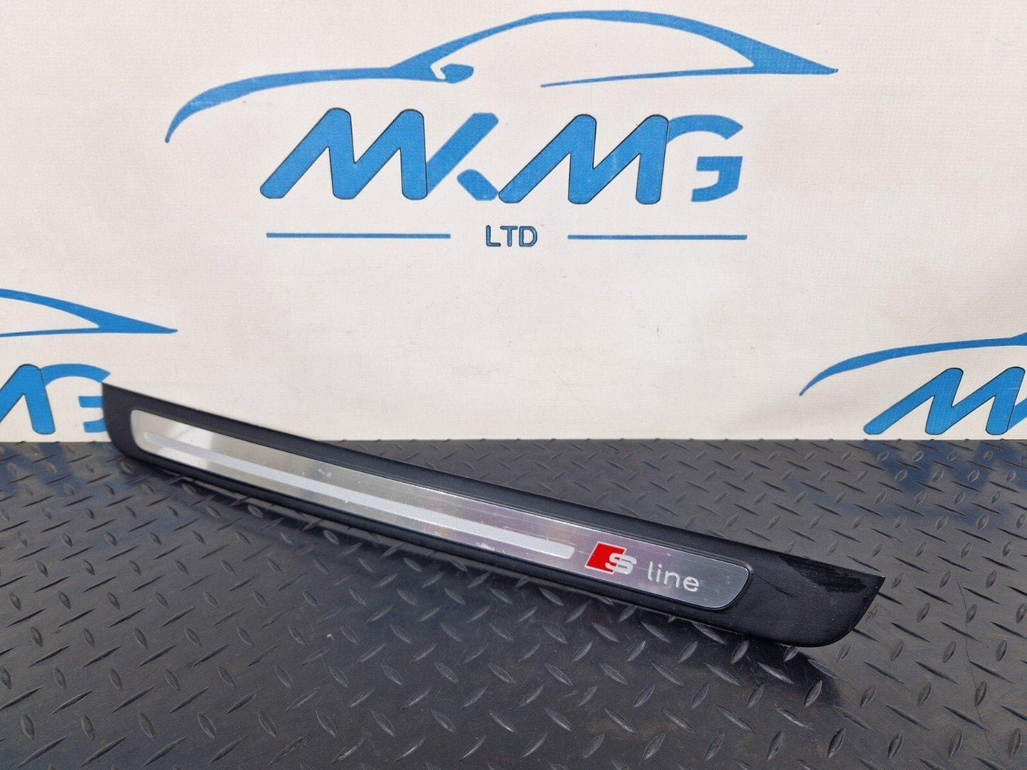 10-18 AUDI A7 4G S-LINE DOOR SILL COVER TRIM FRONT LEFT PASSENGER SIDE 4G8853373