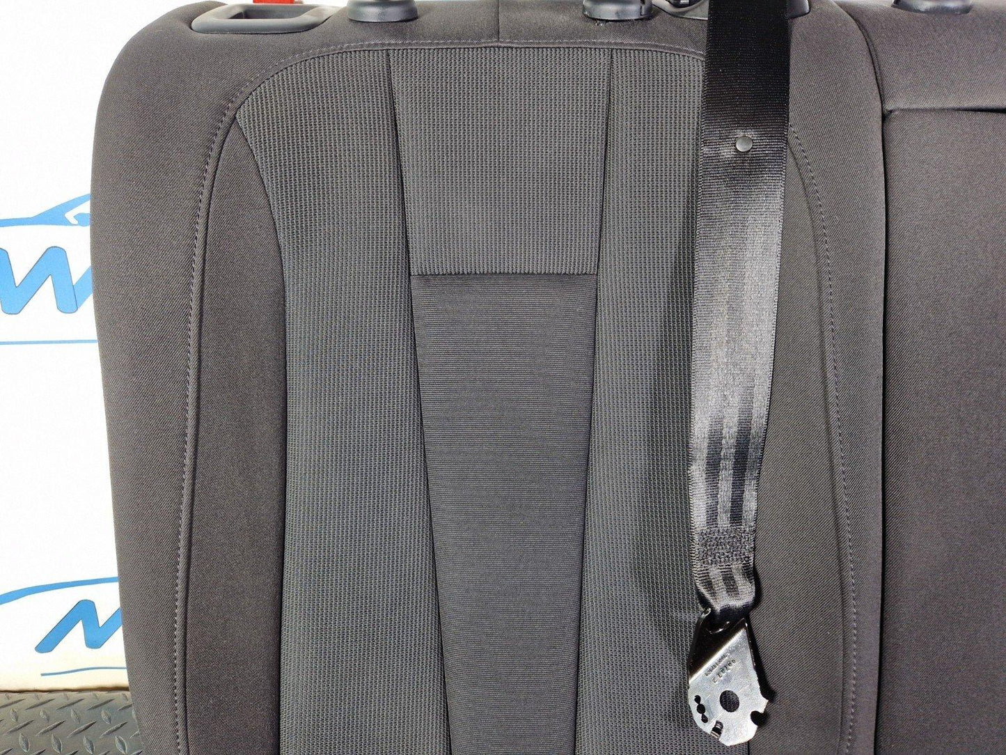 16-19 AUDI A4 B9 REAR RIGHT O/S DRIVER SIDE CLOTH SEAT BACKREST & ARMEST