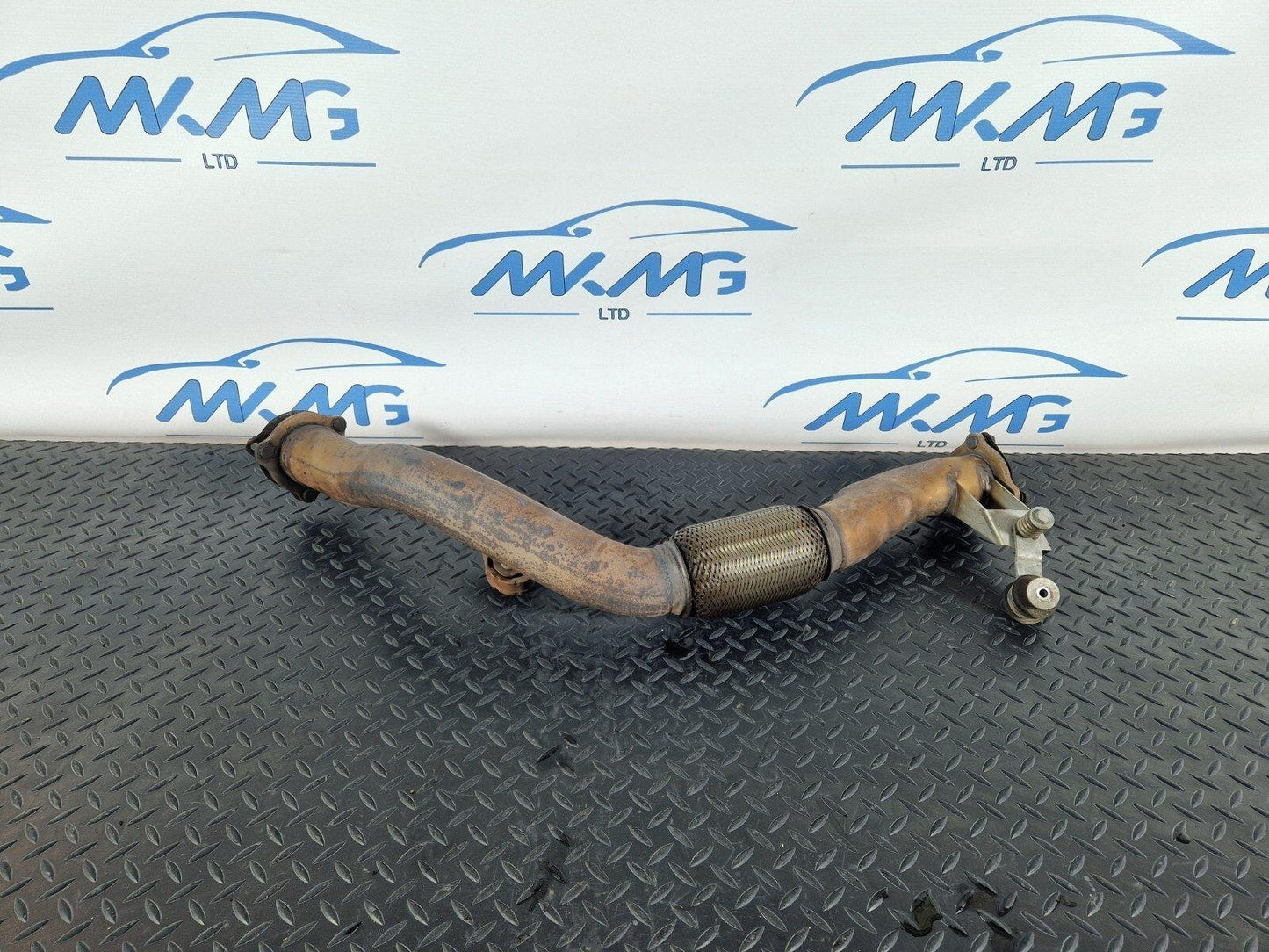 15-18 AUDI A7 4G GENUINE OEM FRONT EXHAUST PIPE 4G0253350H