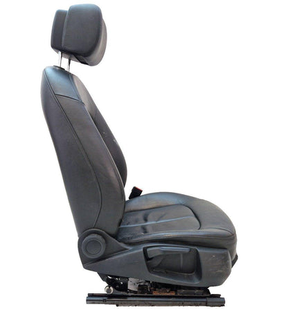 12-18 AUDI A6 C7 FRONT RIGHT DRIVER O/S BLACK LEATHER SEAT