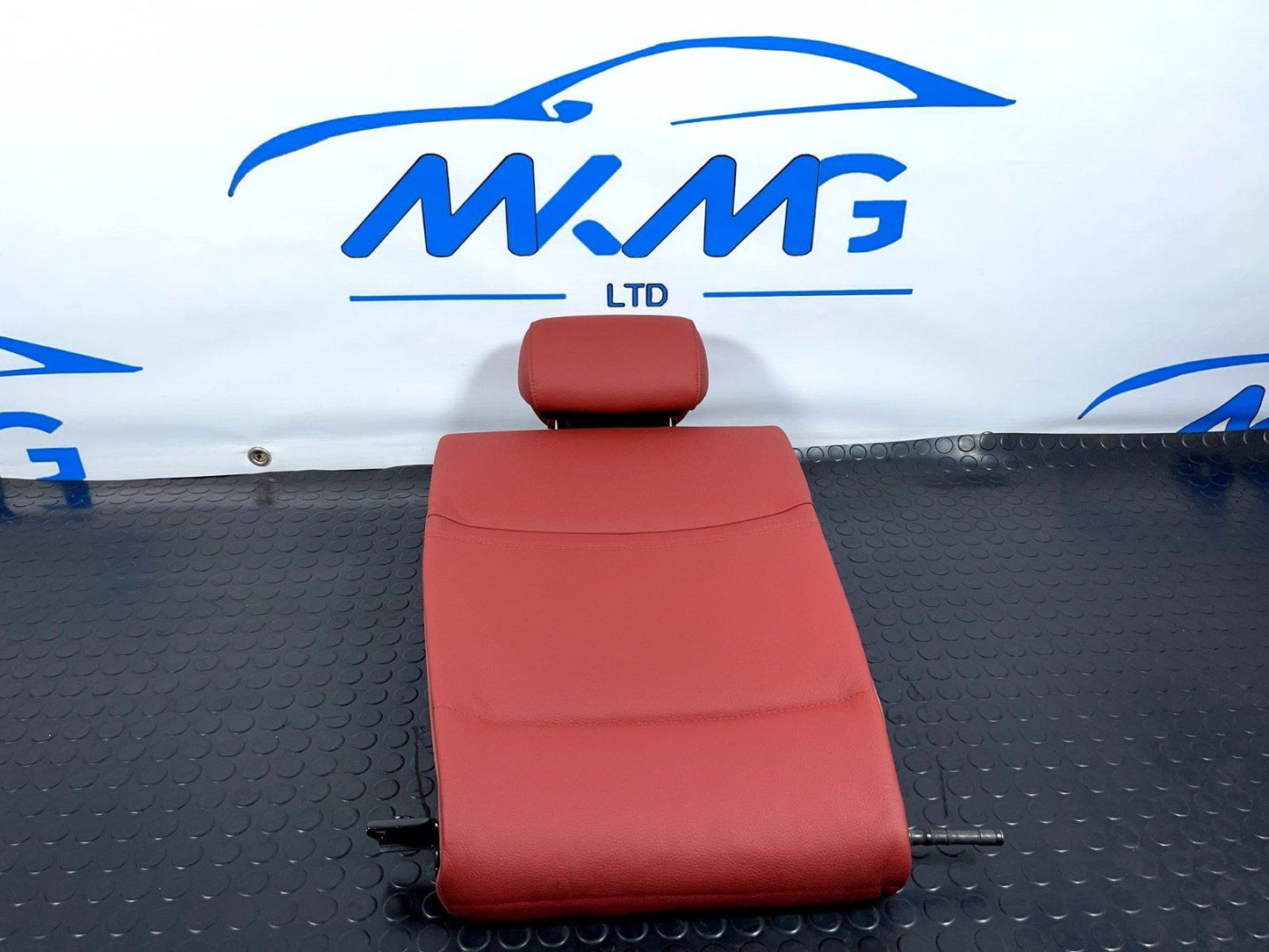 2010 BMW 3-SERIES E92 LCI M-SPORT REAR RIGHT LEATHER SEAT IN RED & HEADREST