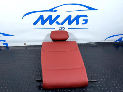 2010 BMW 3-SERIES E92 LCI M-SPORT REAR RIGHT LEATHER SEAT IN RED & HEADREST