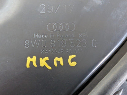 16-19 AUDI A4 B9 GENUINE OEM BULKHEAD FIREWALL HEAT PROTECTION SHIELD 8W0819523C