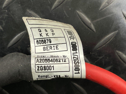 14-21 MERCEDES BENZ C300h W205 GENUINE POSITIVE BATTERY CABLE A2055406212