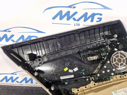 11-18 BMW 6 SERIES F06 CREAM REAR RIGHT DRIVER SIDE LEATHER DOOR CARD