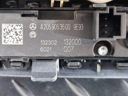 14-21 MERCEDES BENZ C350e W205 HEADLIGHTS & PDC CONTROL SWITCH A2059057007