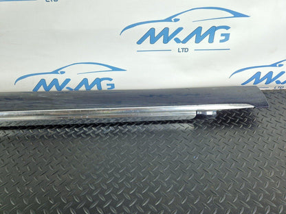 10-17 AUDI A8 4H LEFT N/S LOWER SILL SKIRT COVER TRIM IN BLUE 4H0853859D