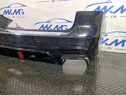 Mercedes-Benz GLE 500 W166 Rear Bumper in Obsidian Black 197