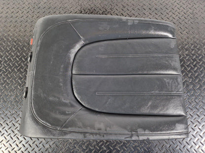 12-18 AUDI A6 C7 SALOON REAR LEFT N/S/R BLACK LEATHER BACKREST SEAT