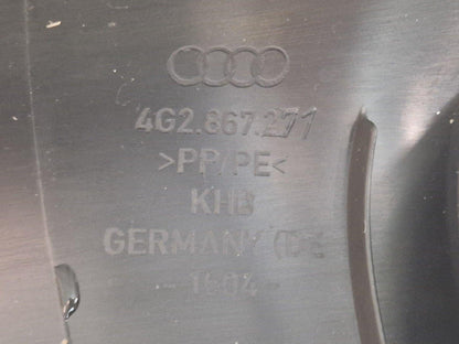 12-18 AUDI A6 C7 S-LINE FRONT LEFT INTERIOR A PILLAR SILL TRIM PANEL 4G2867271