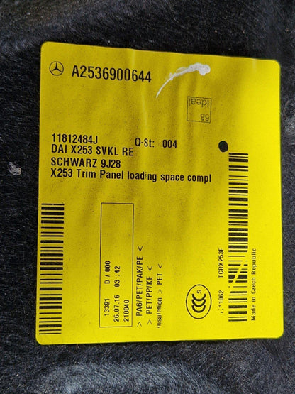 16-22 MERCEDES BENZ X253 GENUINE REAR RIGHT BOOT PANEL A2536900644 A2059051403
