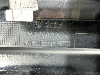 16-19 AUDI A4 B9 AVANT GENUINE FUEL DOOR IN BLACK 8W0809907