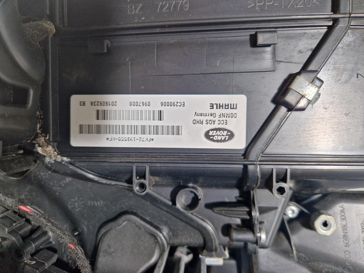 Land Rover Range Rover Evoque L538 Genuine Heater Matrix Box
