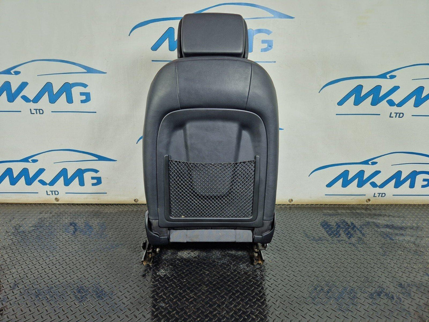 15-18 AUDI A7 4G FRONT LEFT N/S PASSENGER BLACK LEATHER ELECTRIC MEMORY SEAT