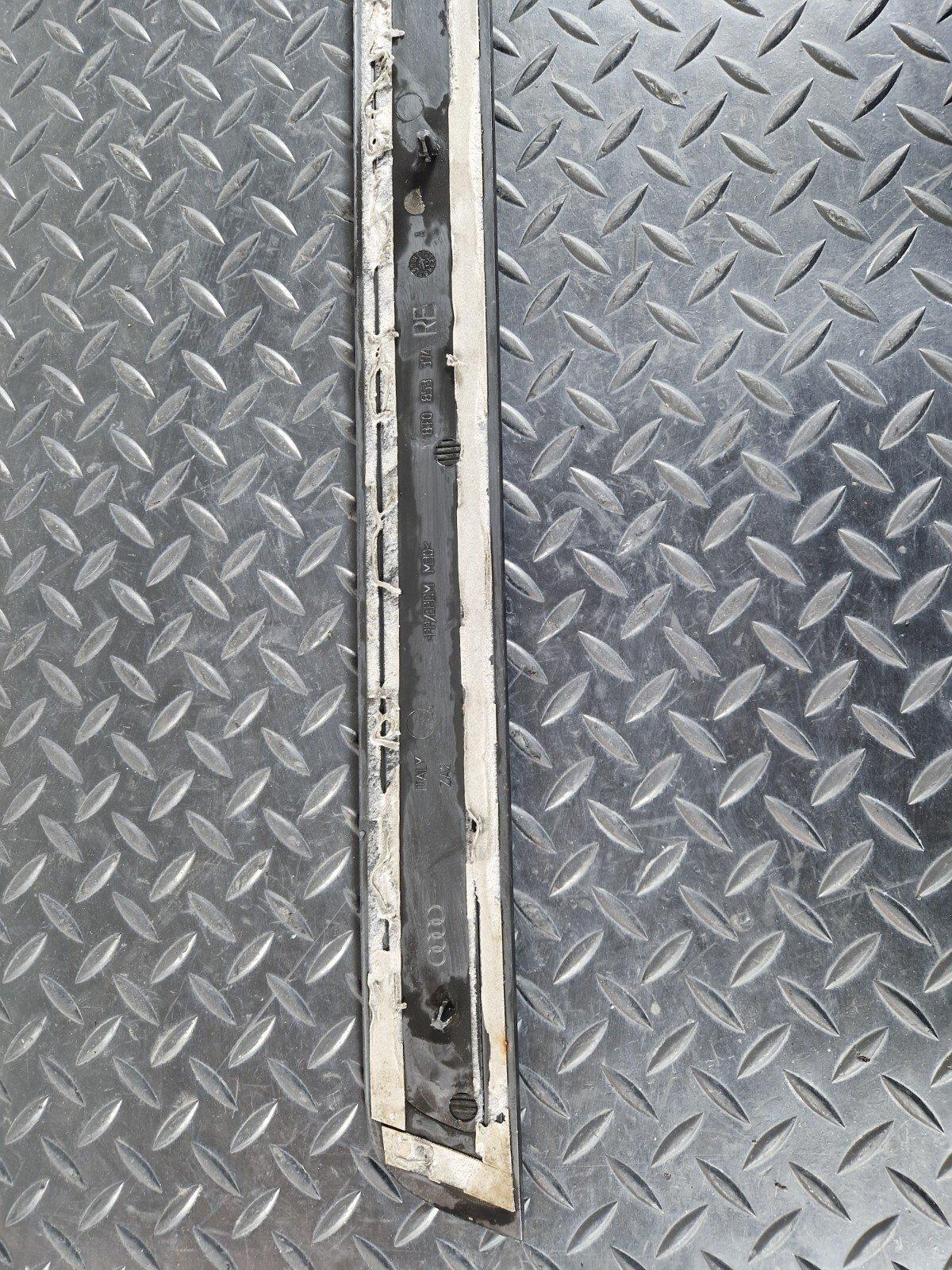 12-17 AUDI S5 CONVERTIBLE FRONT RIGHT SIDE O/S INNER DOOR SILL TRIM 8T0853374