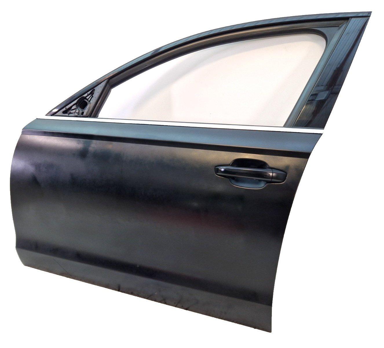 12-18 AUDI A6 C7 GENUINE FRONT LEFT N/S COMPLETE DOOR BLACK (NEEDS REPAINTING)