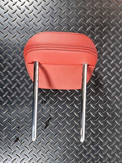 12-18 BMW 4 SERIES F36 LCI REAR LEFT/RIGHT SIDE SEAT RED LEATHER HEADREST