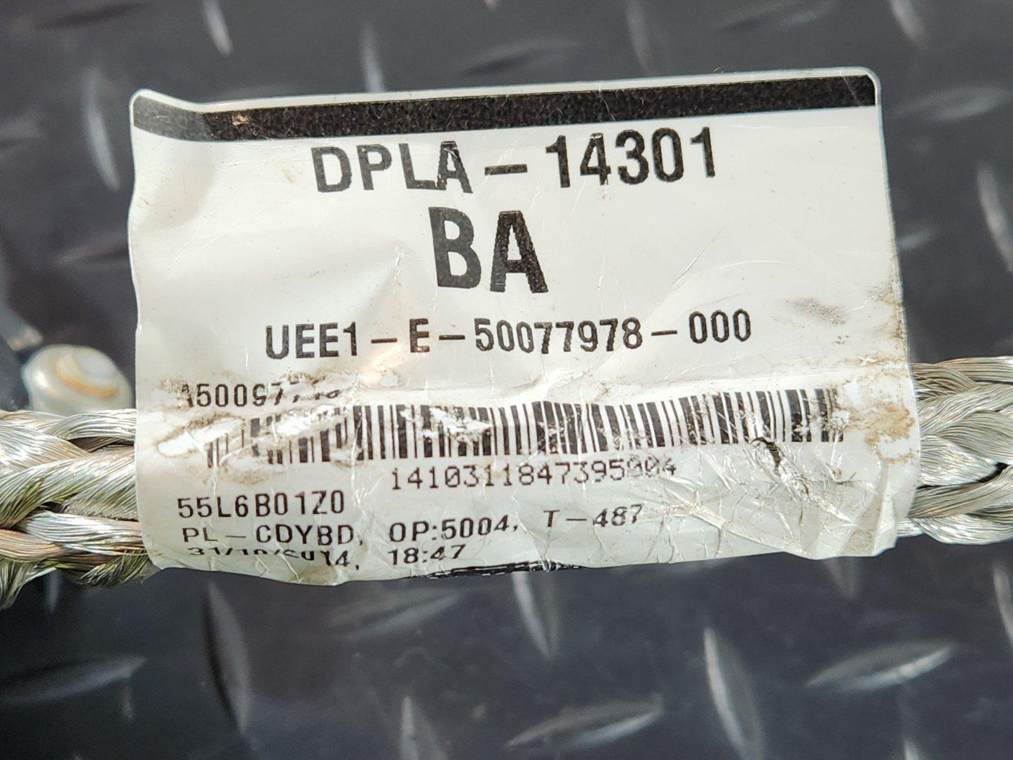 13-23 RANGE ROVER SPORT L494 NEGATIVE BATTERY CABLE TERMINAL DPLA-14301-BA