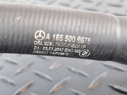 16-19 MERCEDES BENZ GLE W166 GENUINE COOLANT HOSE PIPE A1665009675
