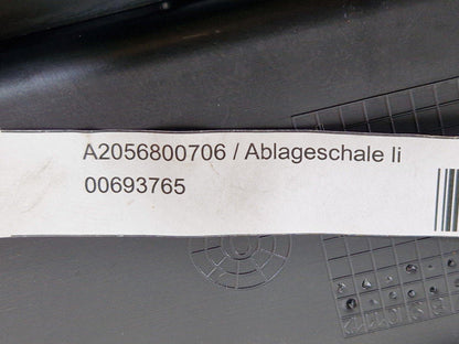 14-21 MERCEDES BENZ C200d W205 WARNING TRIANGLE TRAY HOLDER BRACKET A2056803903