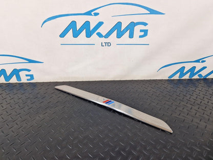 10-13 BMW X5 E70 LCI FRONT ENTRANCE DOOR SILL COVER KICK PLATE TRIM 7205263