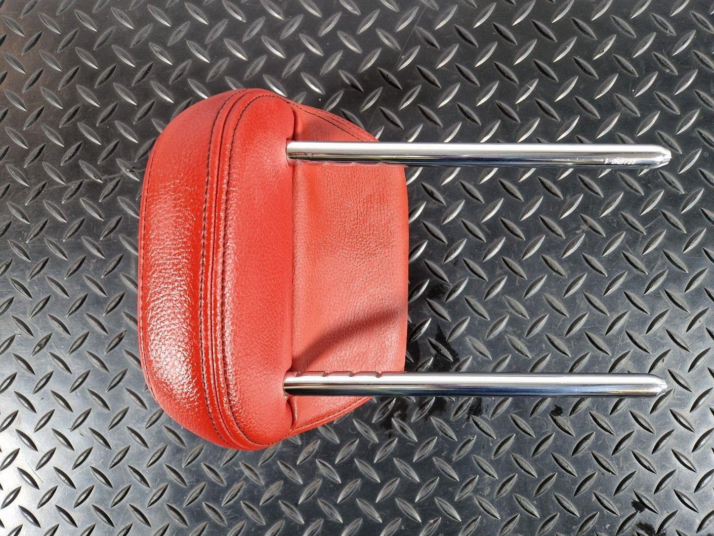 12-18 BMW 4 SERIES F36 LCI REAR LEFT/RIGHT SIDE SEAT RED LEATHER HEADREST