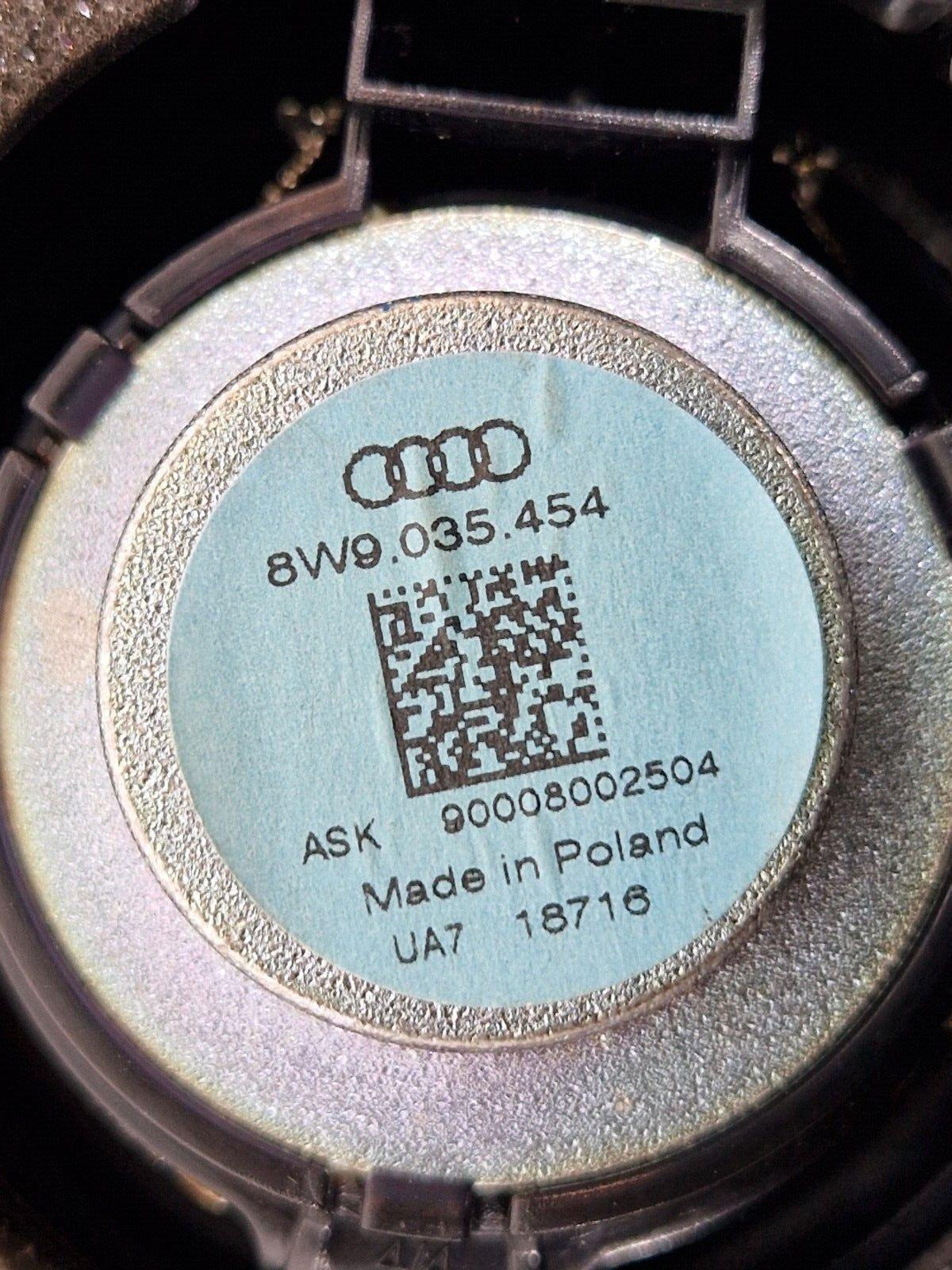 16-19 AUDI A4 AVANT B9 S-LINE BOOT SPEAKER REAR PASSENGER 8W9035454