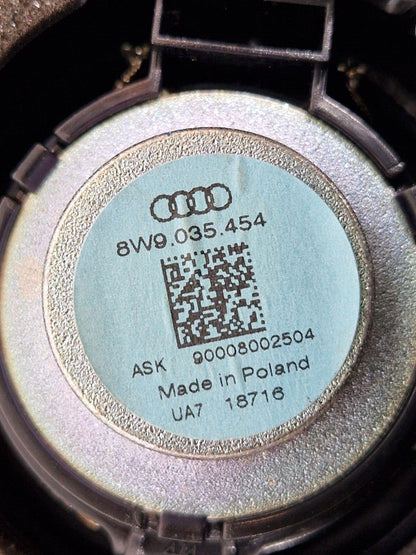 16-19 AUDI A4 AVANT B9 S-LINE BOOT SPEAKER REAR PASSENGER 8W9035454