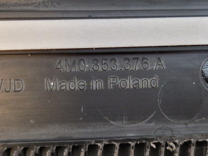 16-20 AUDI Q7 4M GENUINE OEM REAR RIGHT DOOR SILL SCUFF PLATE TRIM 4M0853376