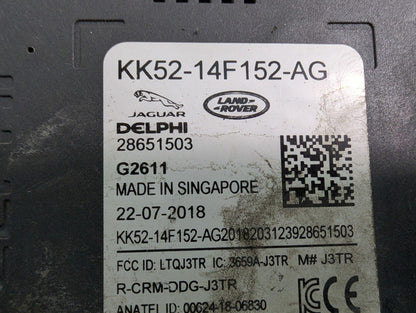 17-ON LAND ROVER DISCOVERY REAR SIDE BLIND SPOT RADAR SENSOR MODULE KK5214F152AG