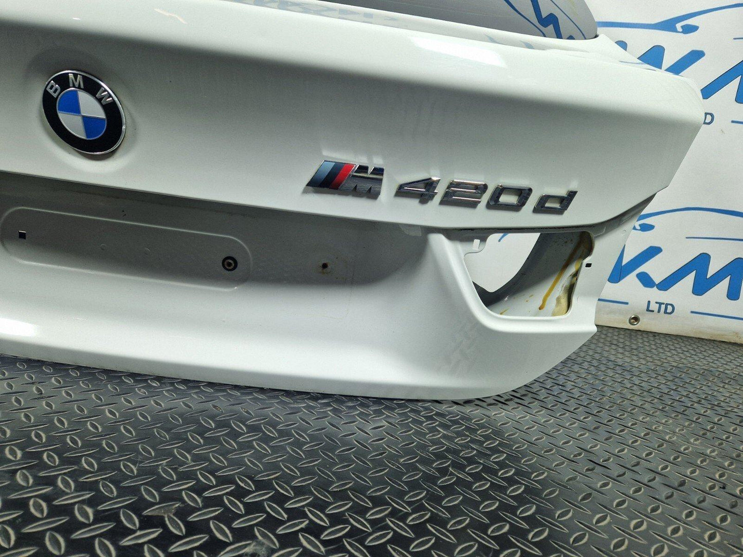 12-18 BMW 4 SERIES F36 LCI M-SPORT GENUINE TAILGATE PANEL ALPINE WHITE 300